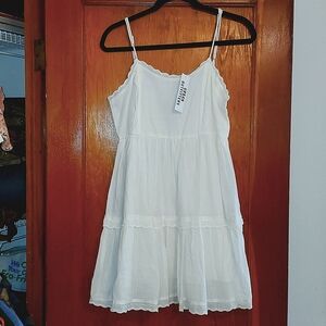 Urban Outfitters White Strappy Sun Dress